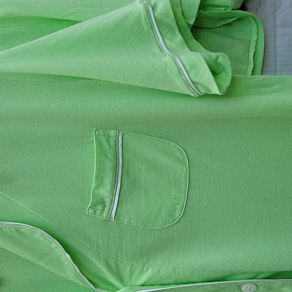 Cosabella Pastel Green Pajama Set - Short Sleeve Top & Boxers Size Medium M - Picture 3 of 5